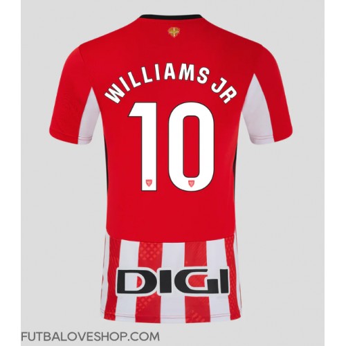 Dres Athletic Bilbao Nico Williams #10 Domáci 2024-25 Krátky Rukáv